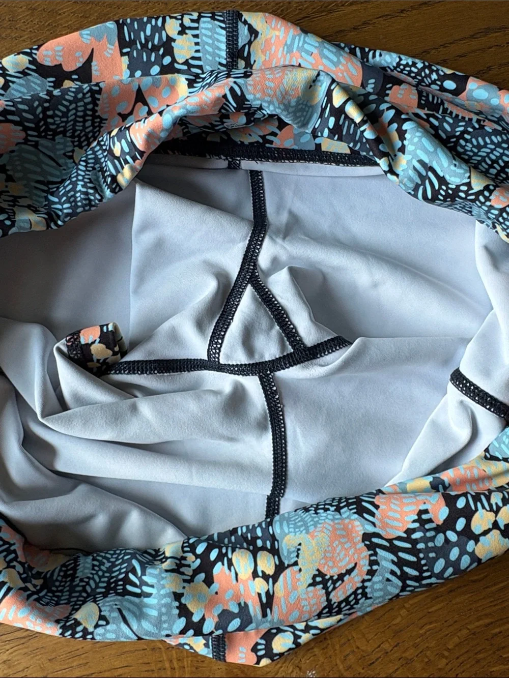 Senita floral bike shorts with side pockets - XL